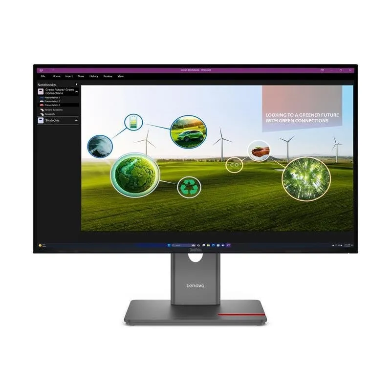 Monitor Lenovo ThinkVision P27Q-40 27" Quad HD 120Hz IPS Tempo di risposta 6 ms Webcam - immagine 1