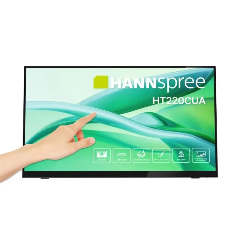 Monitor HANNSPREE HT220CUA 21.45" FullHD 60Hz IPS Touchscreen 6ms Altoparlanti - immagine 1