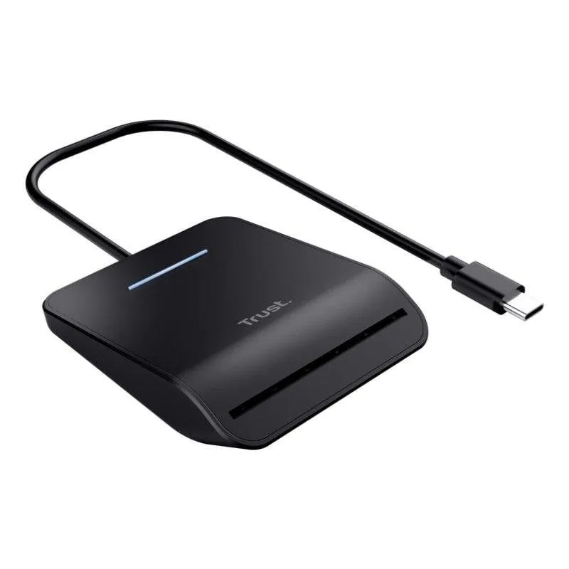 Lettore di carta intelligente Trust Primo USB-C compatibile DNIe 3.0 Nero - immagine 1