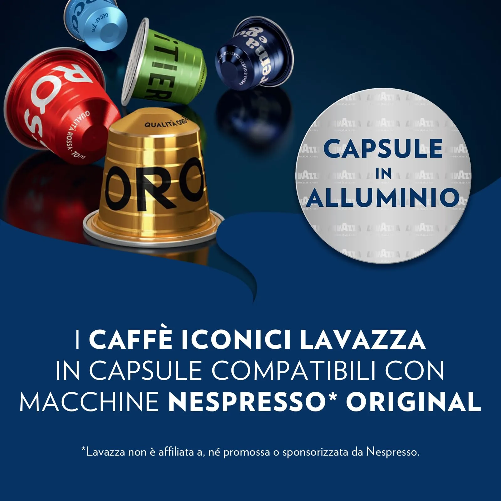 Lavazza, Suerte, 100 Capsule Compatibili Nespresso - immagine 2