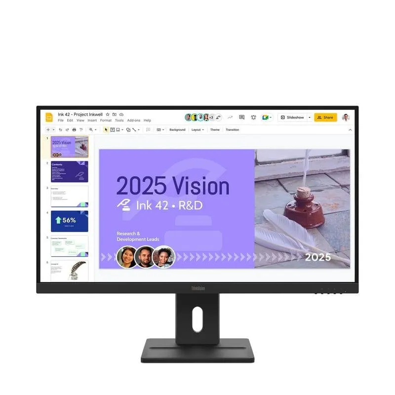 Monitor Lenovo ThinkVision E27Q-40 27" Quad HD 100Hz IPS Tempo di risposta 6 ms - immagine 1