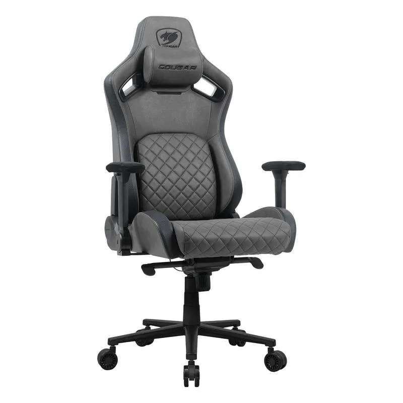 Sedia gaming Cougar DEFENSOR S schienale e seduta imbottiti 150 kg nero/grigio - immagine 1