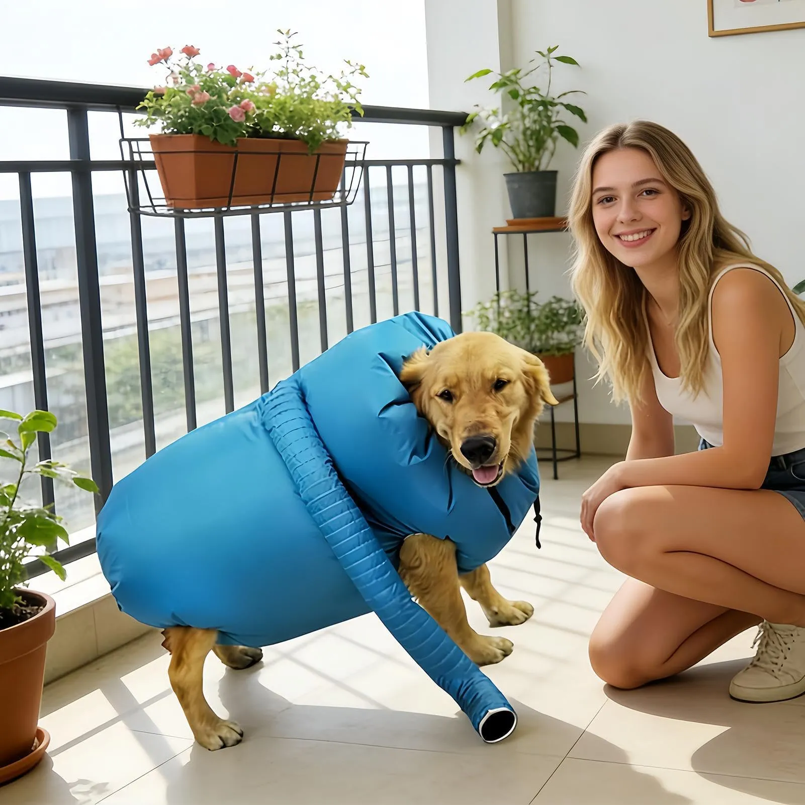 Asciugatore Per Cani,Borsa Asciugante Sacco Soffiante A Circolazione D'Aria - immagine 7