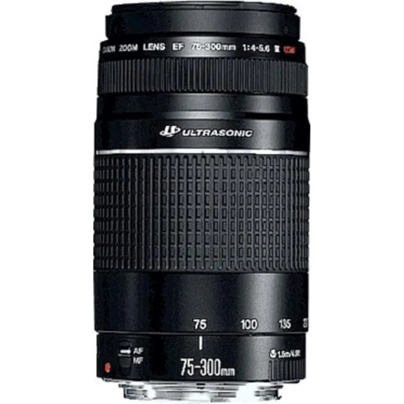 Obiettivo Canon EF 75-300mm f/4-5.6 III USM Telezoom Montatura EF Autofocus - immagine 1