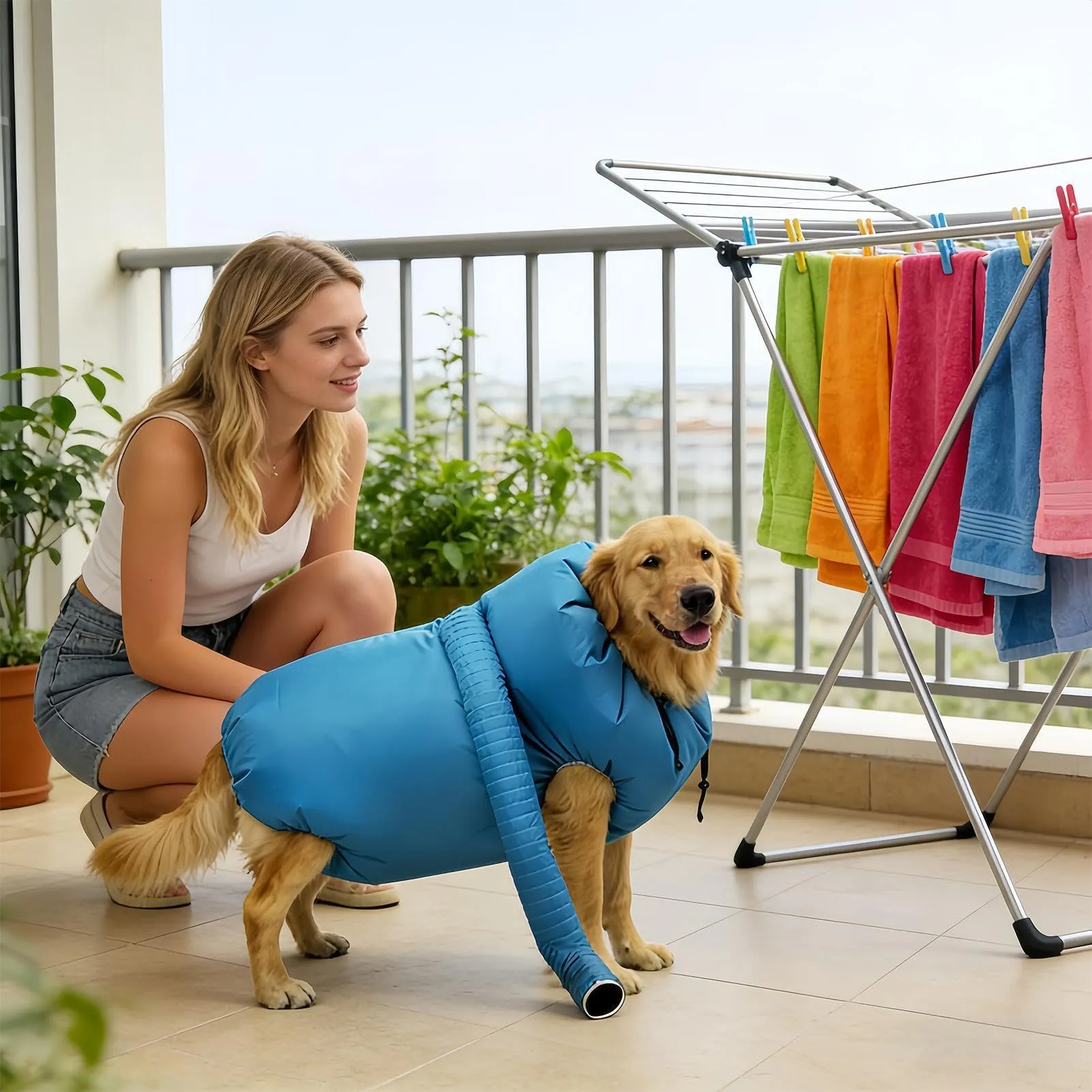 Asciugatore Per Cani,Borsa Asciugante Sacco Soffiante A Circolazione D'Aria - immagine 8