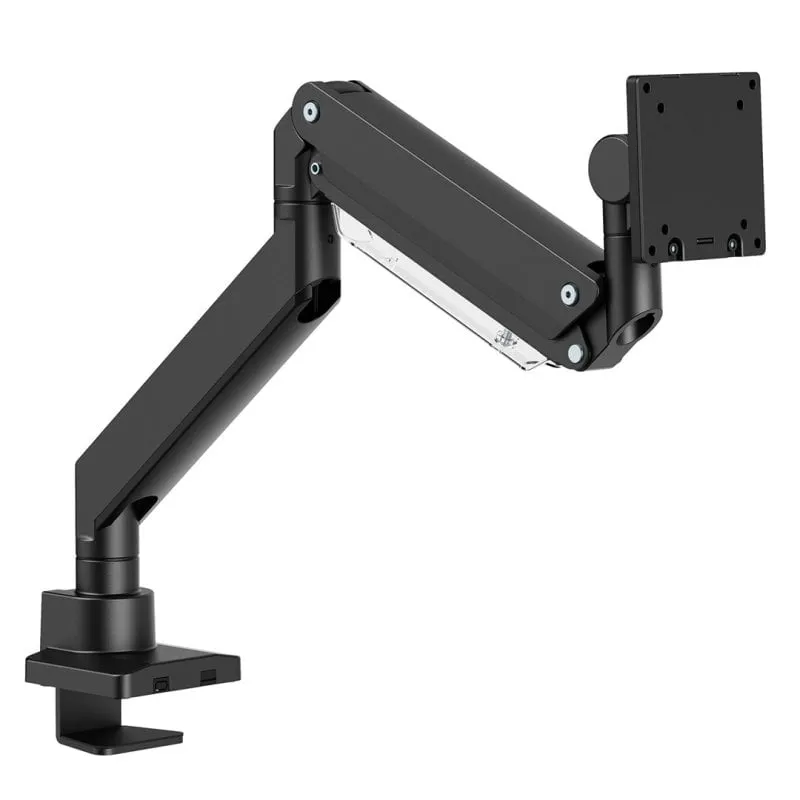 Supporto per monitor a doppio braccio Maclean MC-968 con molla a gas, 17-57", 27 kg, resistente, movimento completo, VESA Max 200 x 200 - immagine 1
