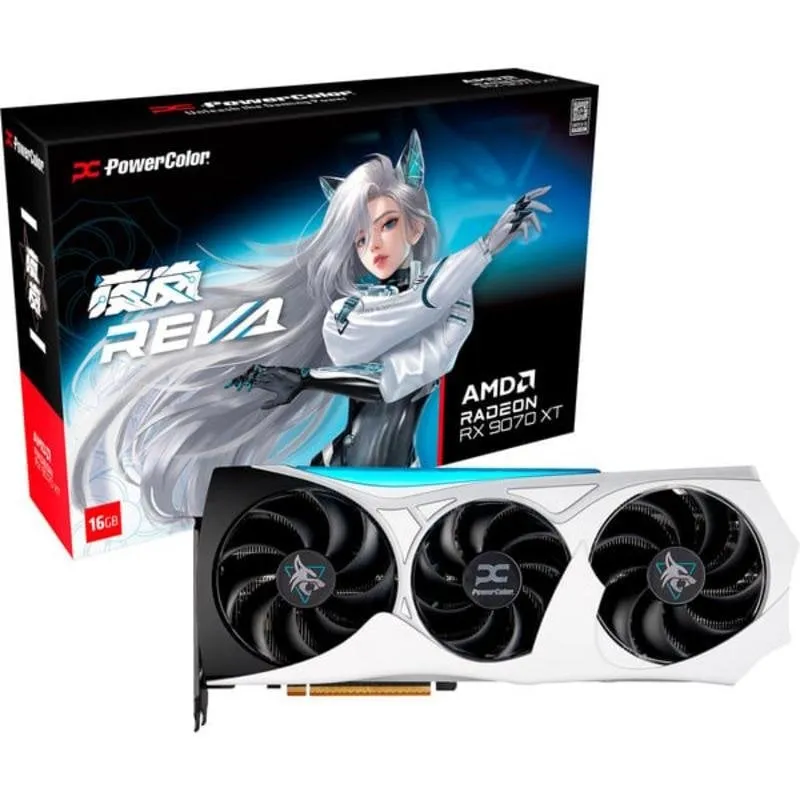 Scheda Grafica PowerColor Radeon RX 9070 XT Hellhound OC 16GB GDDR6 PCIe 5.0 - immagine 1