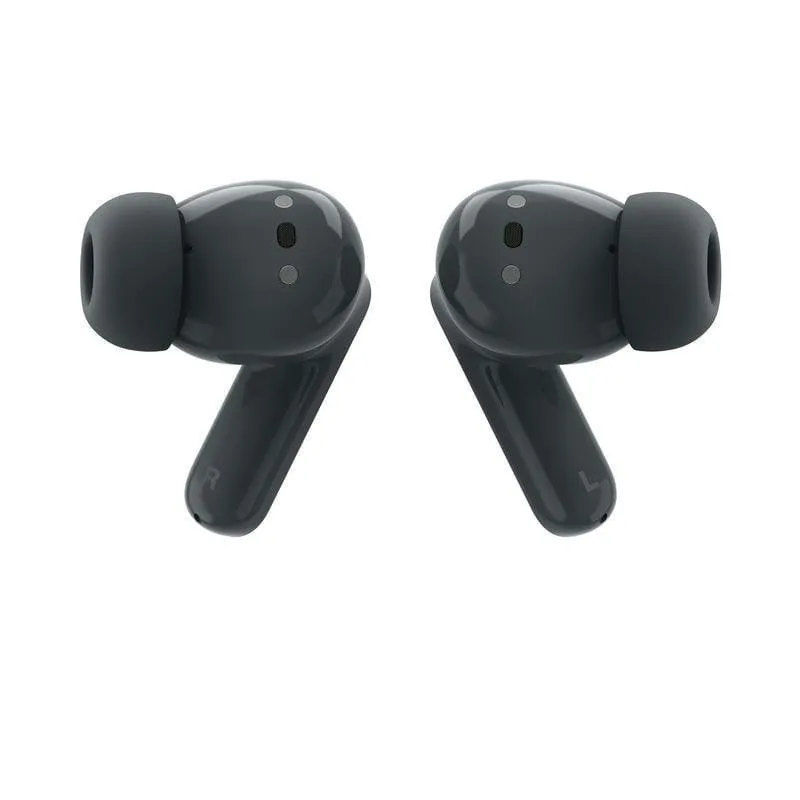 Auricolari Motorola Moto Buds Bass wireless Bluetooth con Cancellazione Rumore e triplo microfono, neri - immagine 1