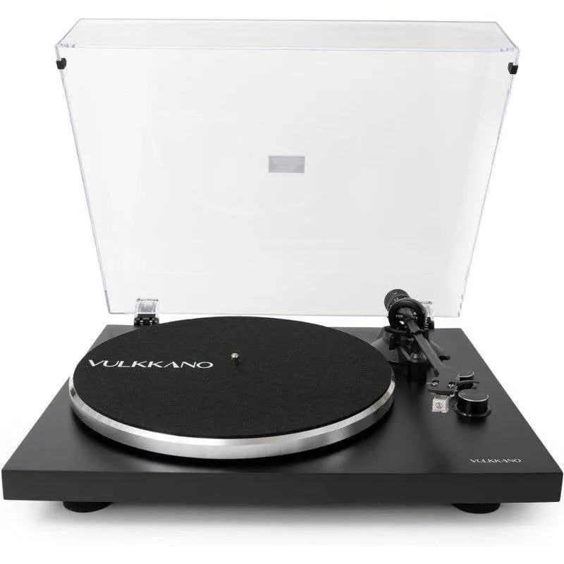 Tocadiscos Vulkkano TD10 Trazione Cinghia Previo Phono Integrato Legno - immagine 1