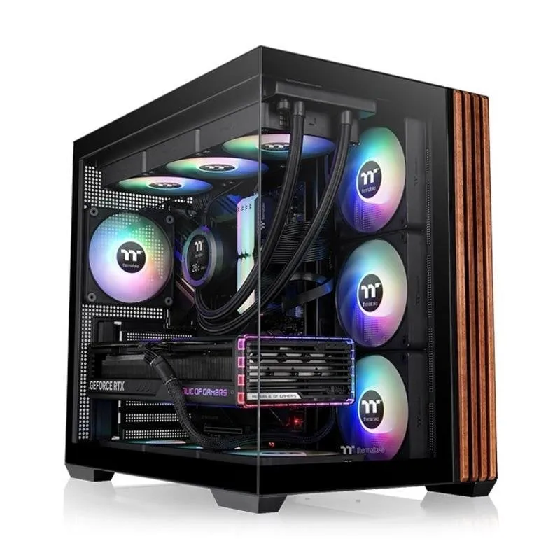 Case Thermaltake View 380 WS ARGB Midi Tower vetro temperato gaming - immagine 1