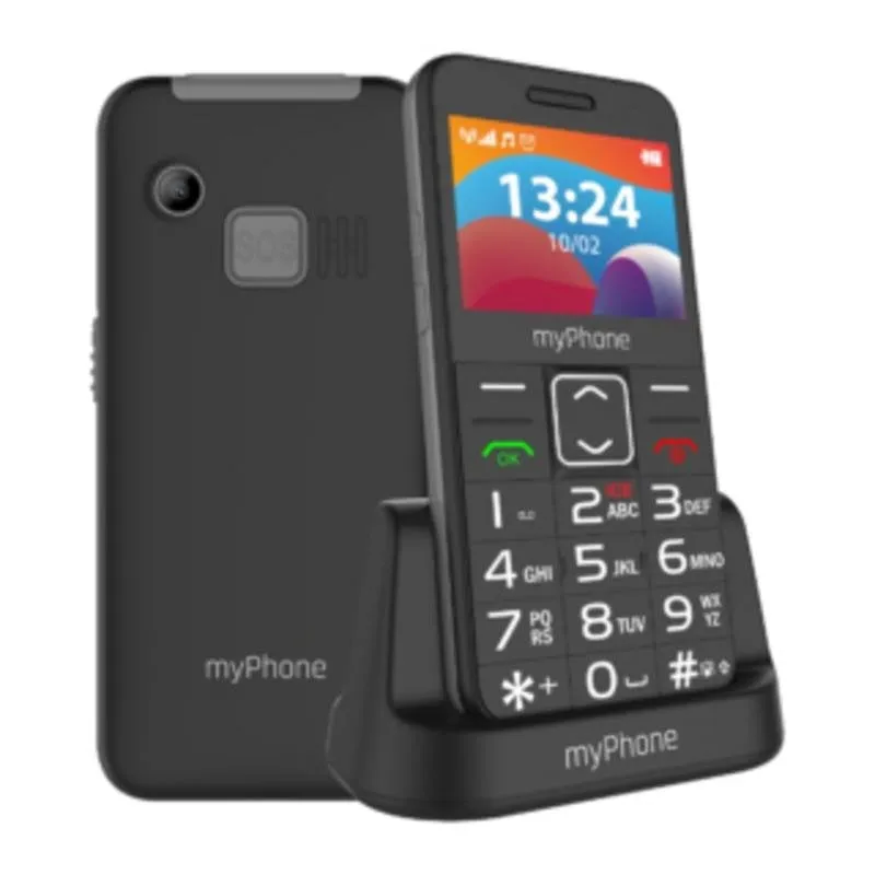 Telefono myPhone HALO 3 LTE Dual SIM Clamshell 2.31" LED Nero SOS - immagine 1
