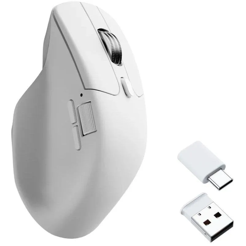 Mouse Keychron M6 Wireless 2.4 GHz Bluetooth 12000DPI Bianco Silent Micro Switch - immagine 1