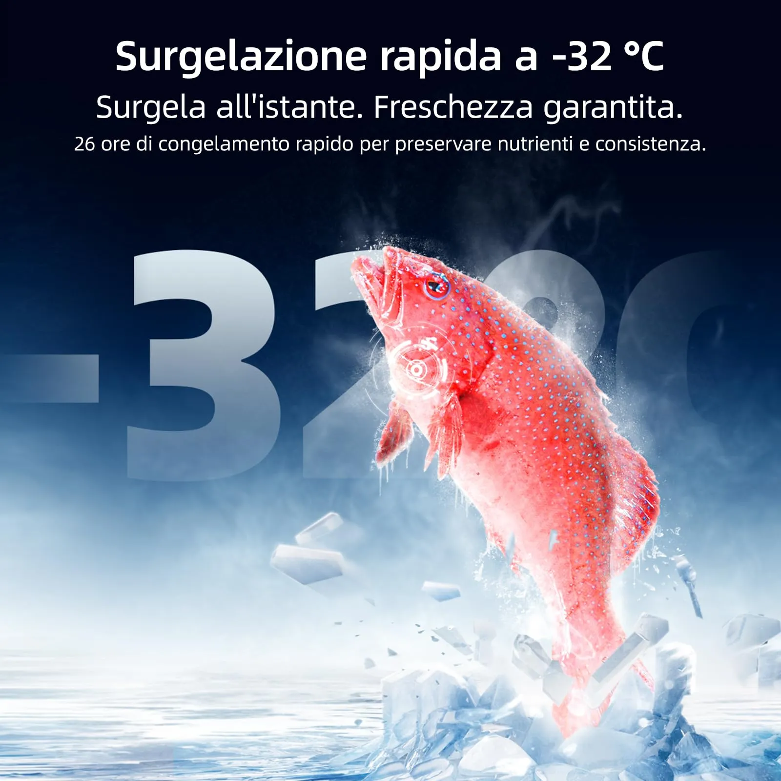 CHiQ Frigorifero Americano Door 458L con Dispenser Acqua 2,5L&No Frost Nero - immagine 11