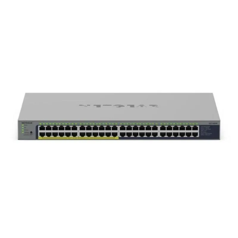 Switch Netgear GS748PP 48 Porte Gigabit Ethernet PoE+ Montaggio Rack - immagine 1