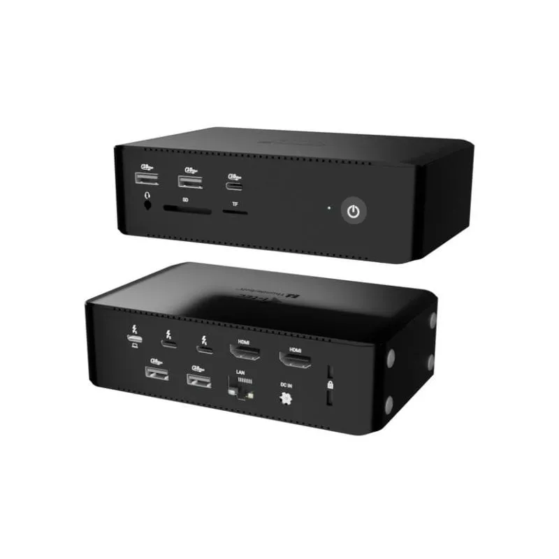 Base per laptop I-Tec Thunderbolt5 Quattro Display Docking Station 8K, 5 USB, LAN 2.5G, Power Delivery 140W - immagine 1