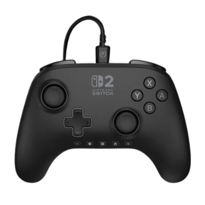Gamepad PowerA Advantage per Nintendo Switch 2 nero USB 3m cavo programmabile - immagine 1