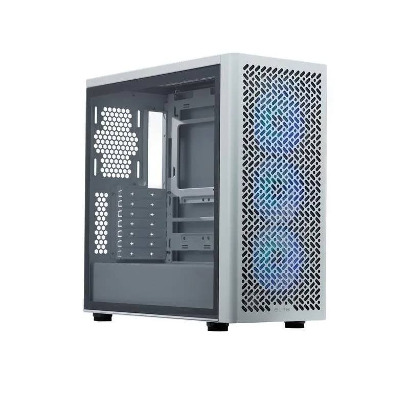 Case Cooler Master Elite 502 Bianco ARGB Midi Tower ATX/EATX/ITX Gaming - immagine 1
