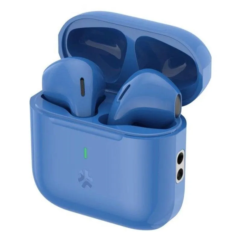 Auricolari Celly Compact Bluetooth 5.3 True Wireless per chiamate e musica blu - immagine 1