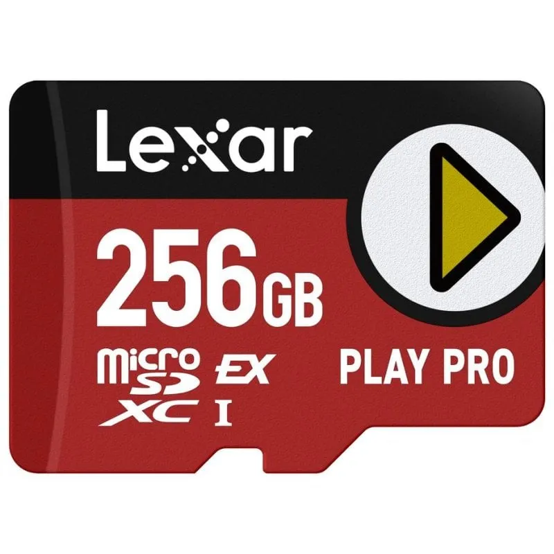 Scheda MicroSD Lexar LMSXPS0256G-BNNNG 256GB UHS-I 900MB/s 600MB/s V30 U3 Black Red - immagine 1