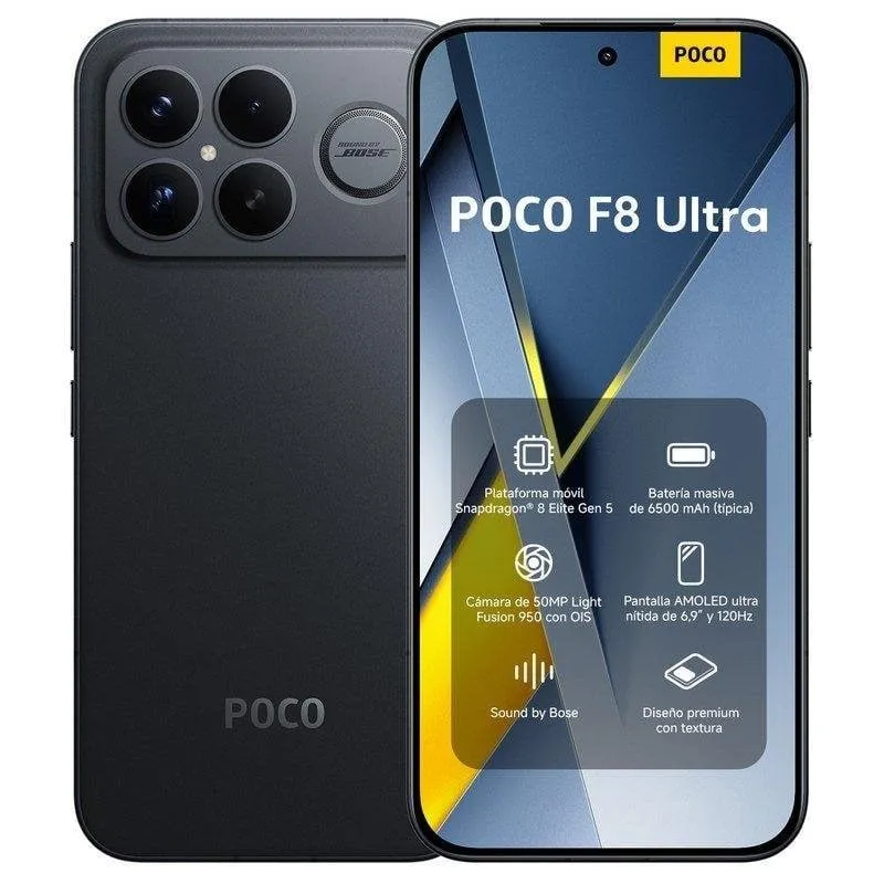 POCO F8 Ultra 5G 16GB 512GB 6.9" Nero - immagine 1