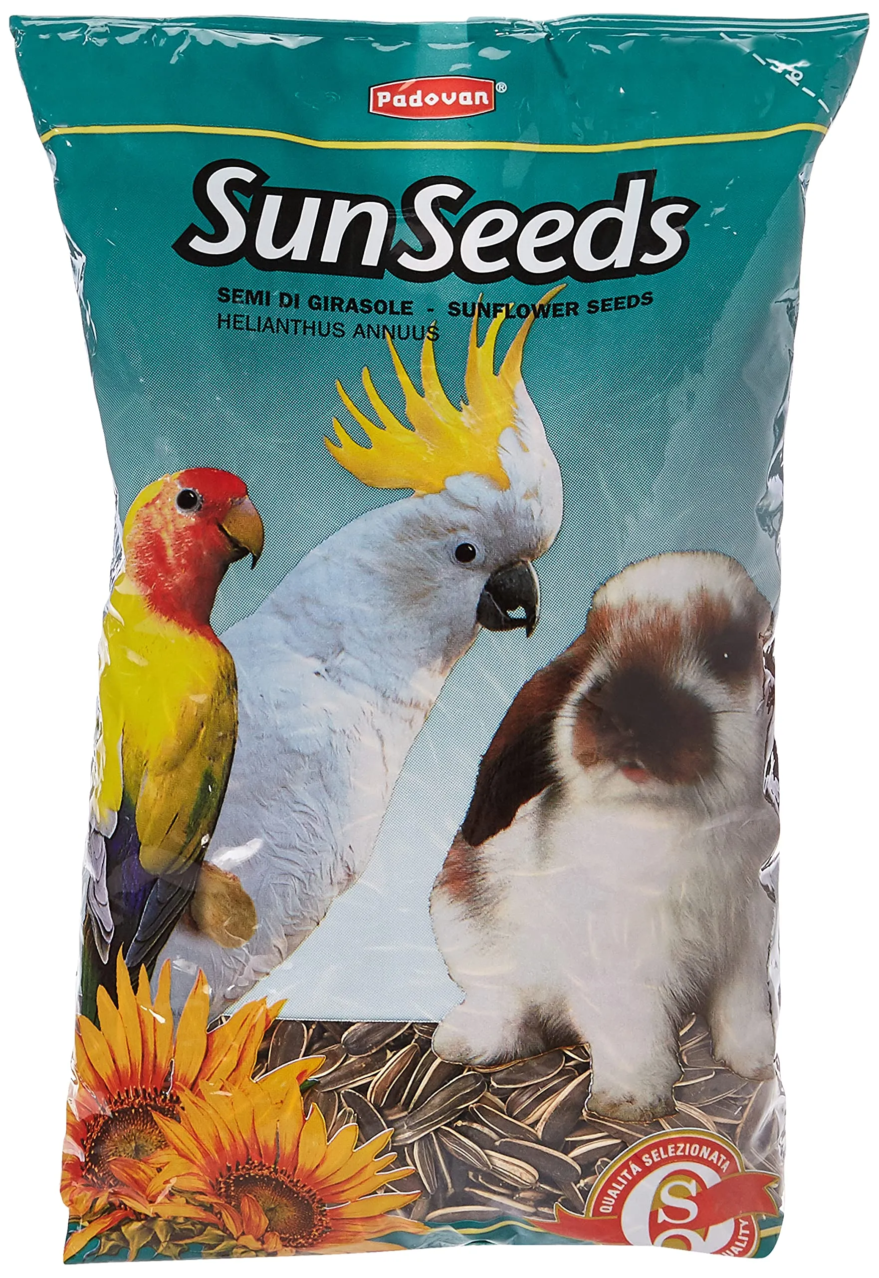 Padovan Semi di Girasole Medio - Mangime Semplice - Confezione da 500 gr - immagine 1