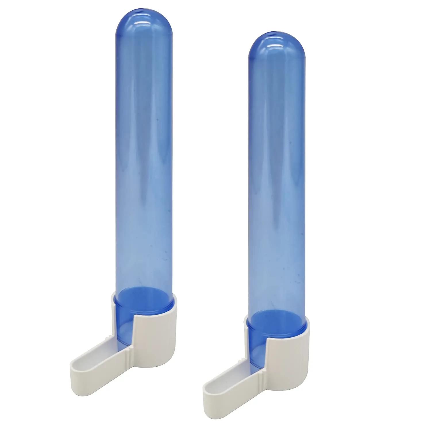 BPS 2 pz mangiatoio/abbeveratoio per gabbia grande per pappagallo coniglio taglia L lunghezza 16,3 cm BPS-15402 - immagine 3