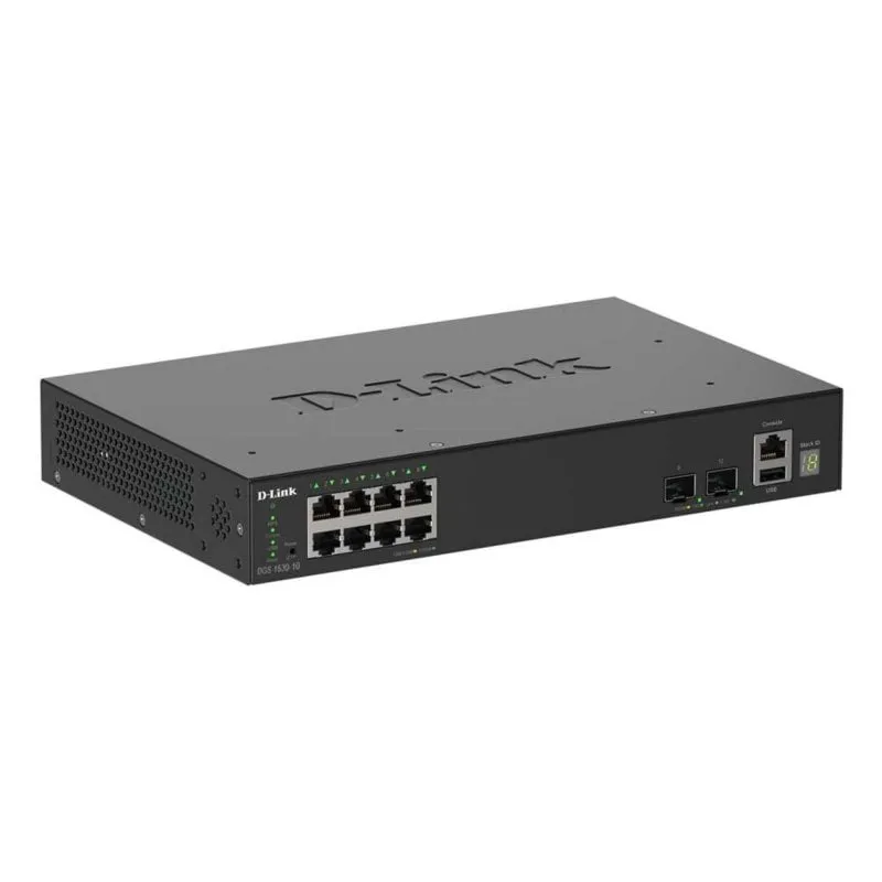 Switch D-LINK DGS-1530-10 8 Porte Gigabit L2 Gestito 2 SFP+ 10G - immagine 1