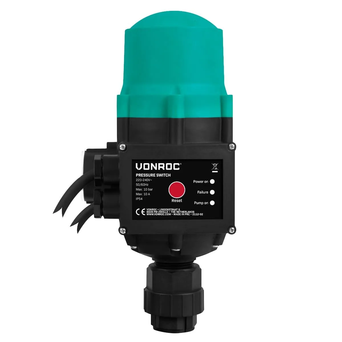 VONROC Pompa acqua idrofora autoadescente 1000W | 3500 l/h - immagine 5