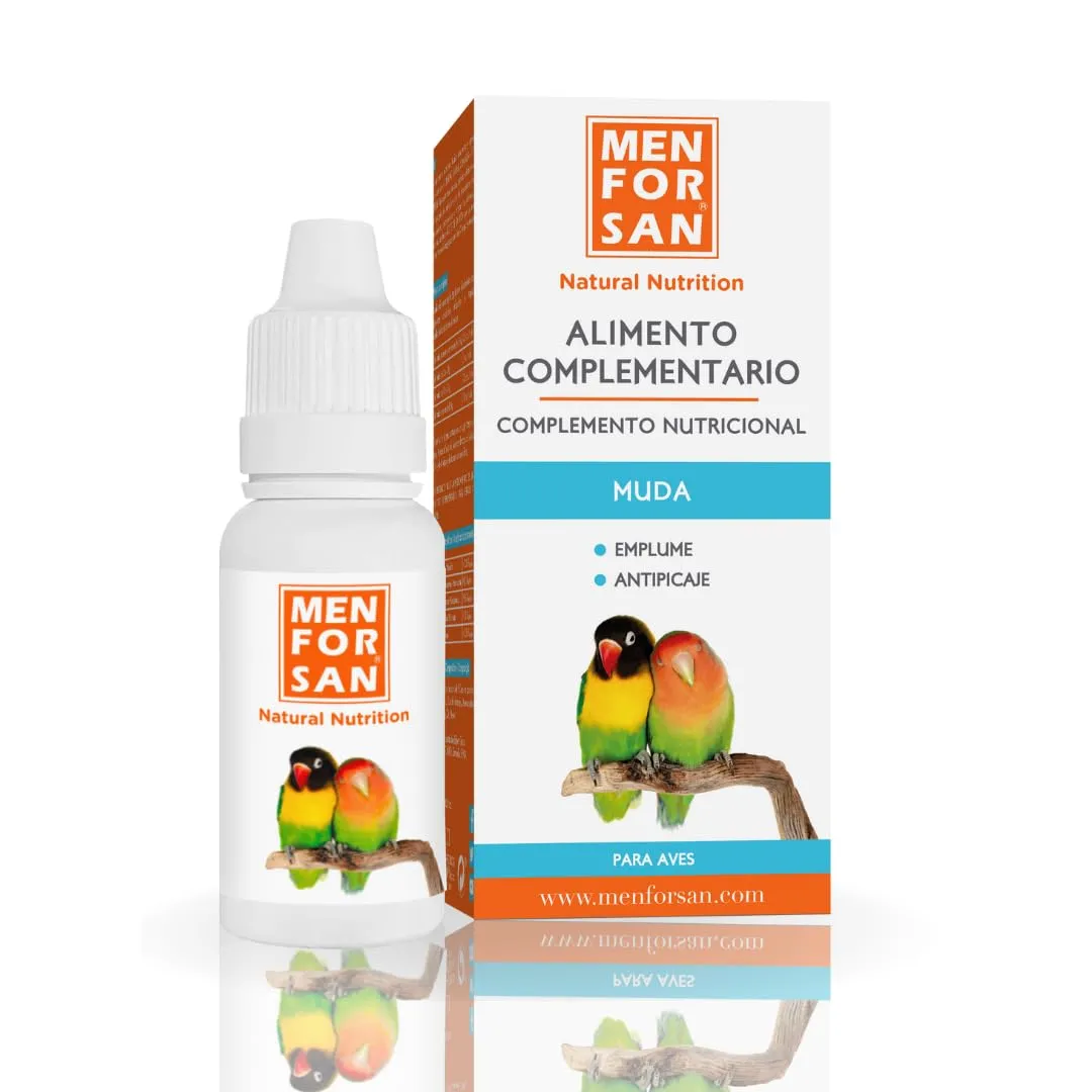 MENFORSAN Mangime complementare per uccelli in muta | 30 ml - immagine 1