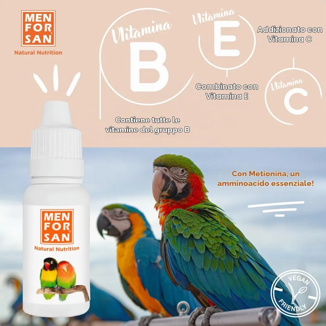 MENFORSAN Mangime complementare per uccelli in muta | 30 ml - immagine 2
