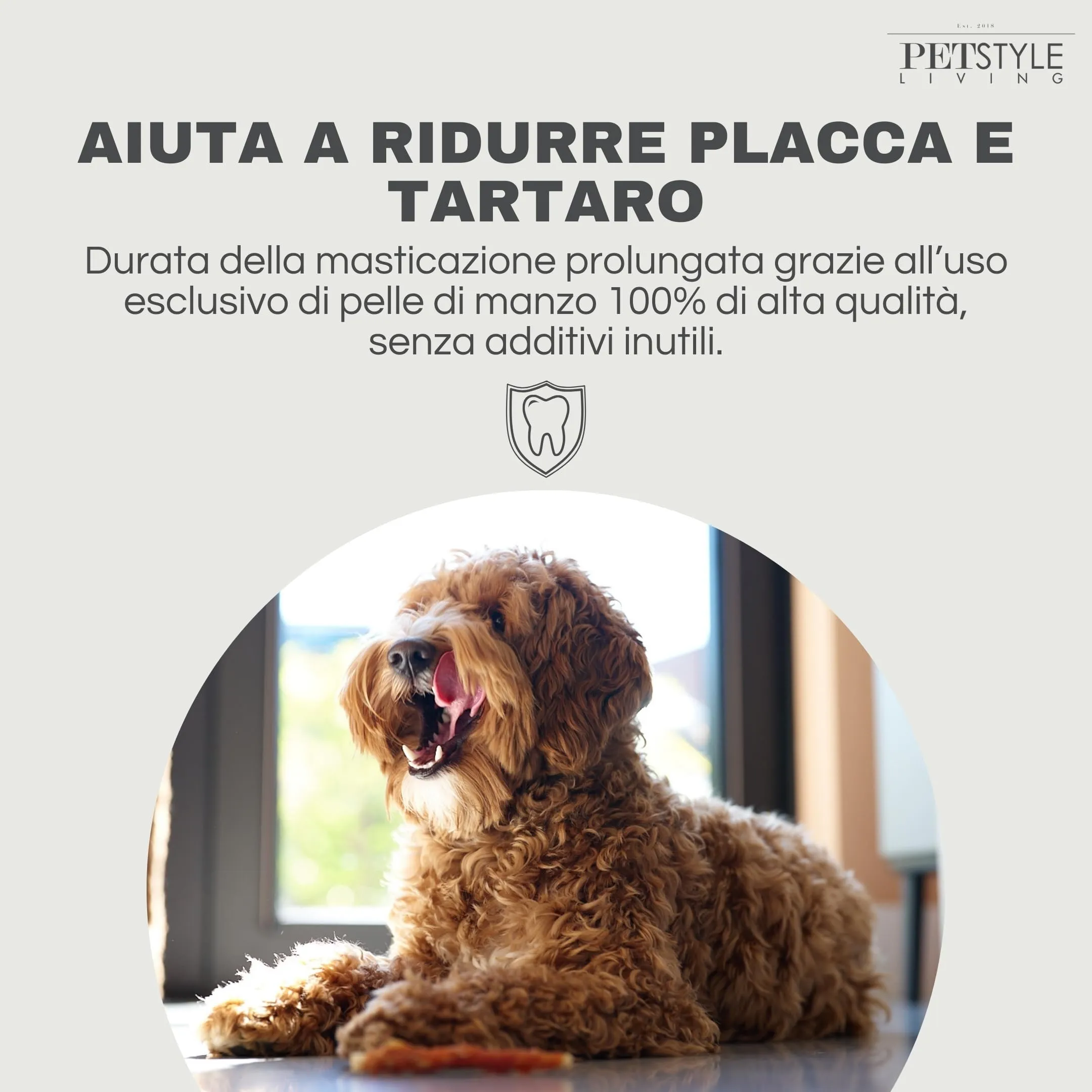 Petstyle Living Bastoncini da Masticare con Anatra - Snack per Cani - 12,5cm - 30 Pezzi - immagine 4