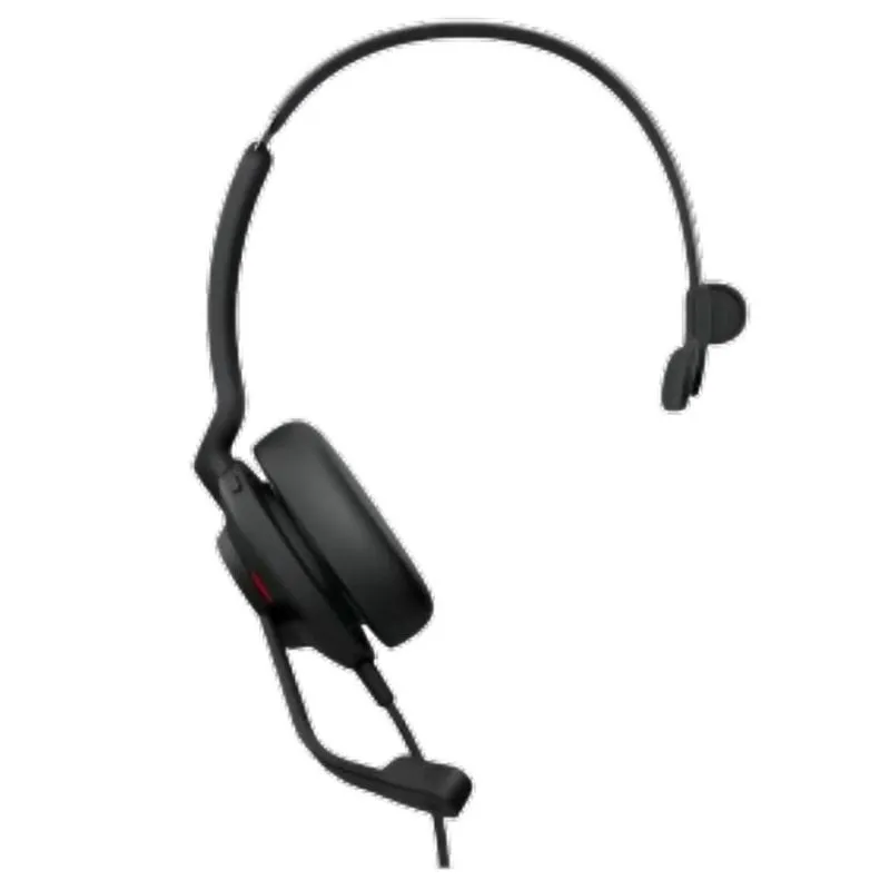Auricolari Jabra Evolve2 30 SE con cavo USB-C/USB-A per ufficio e call center, microfono a braccio, colore nero - immagine 1