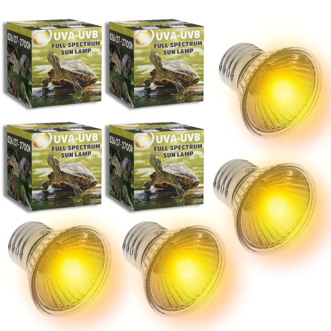 Tonia Lampada UVB 3.0 25W e 50W – Luce solare a spettro completo per rettili e anfibi (4, 25w) - immagine 1