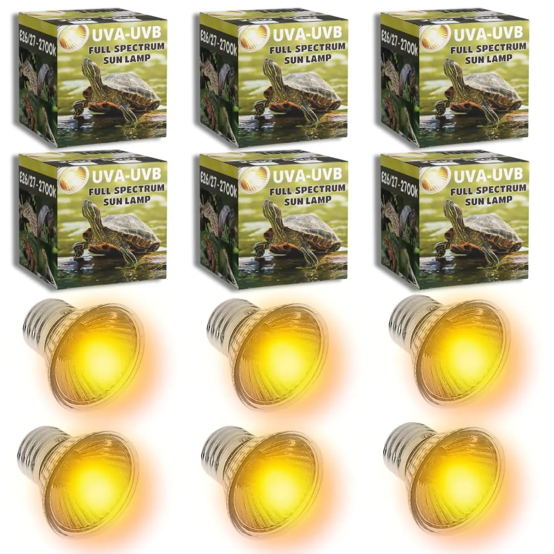 Tonia Lampada UVB 3.0 25W e 50W – Luce solare a spettro completo per rettili e anfibi (6, 50w) - immagine 1