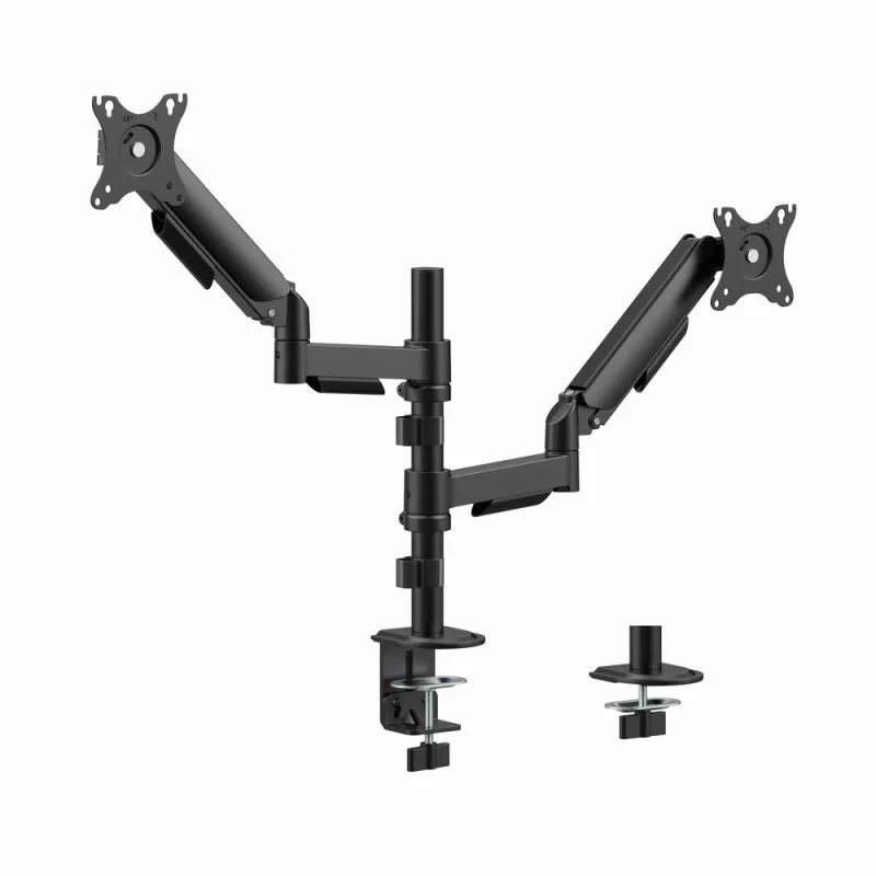 Braccio di montaggio per doppio monitor da tavolo regolabile Gembird da 17" - immagine 1