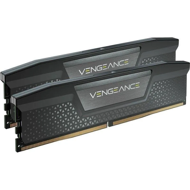 Memoria RAM Corsair Vengeance CMK32GX5M2B6000C38 32GB 2x16GB DDR5 6000MHz CL38 Intel XMP Nero - immagine 1