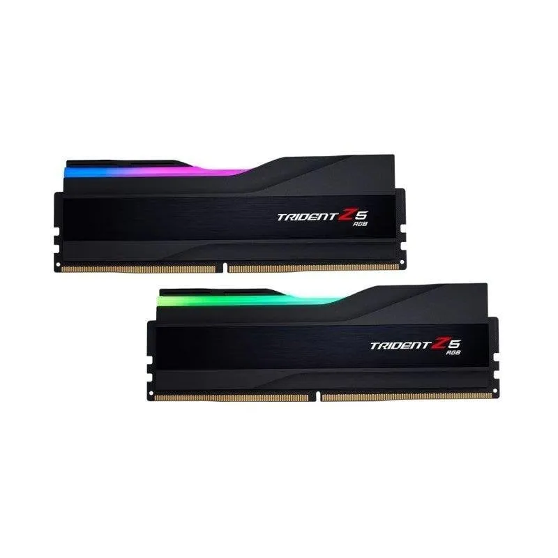 Memoria RAM G.Skill Trident Z5 RGB F5-6000J3444F64GX2-TZ5RK 128GB 2x64GB DDR5 5600MHz CL34 XMP RGB Nero - immagine 1