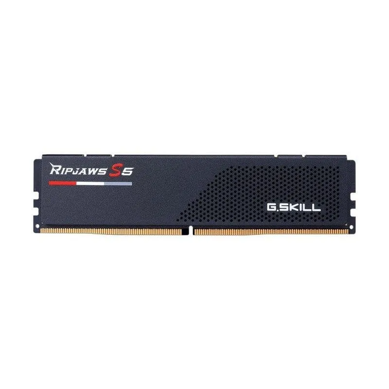 Memoria RAM G.Skill Ripjaws S5 F5-6000J3040F16GX2-RS5K 32GB 2x16GB DDR5 6000MHz CL40 Intel XMP Nero - immagine 1
