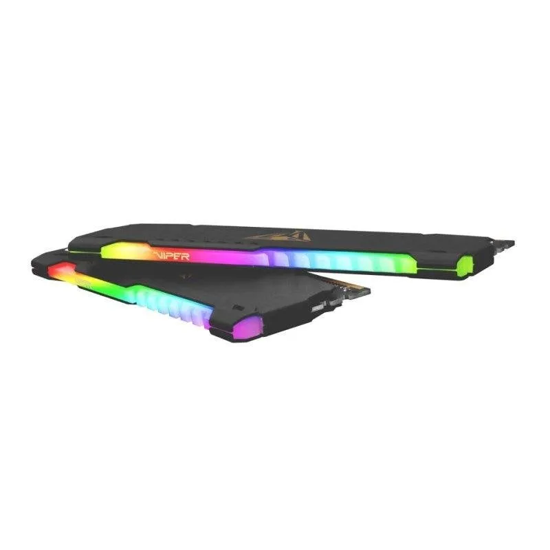 Memoria RAM Patriot Viper Steel PVSR416G320C6K 16GB 2x8GB DDR4 3200MHz CL19 RGB Multicolore - immagine 1