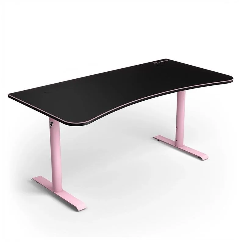 Mesa Gaming Arozzi XXL 160cm Fibra di legno Passacavi Rosa - immagine 1