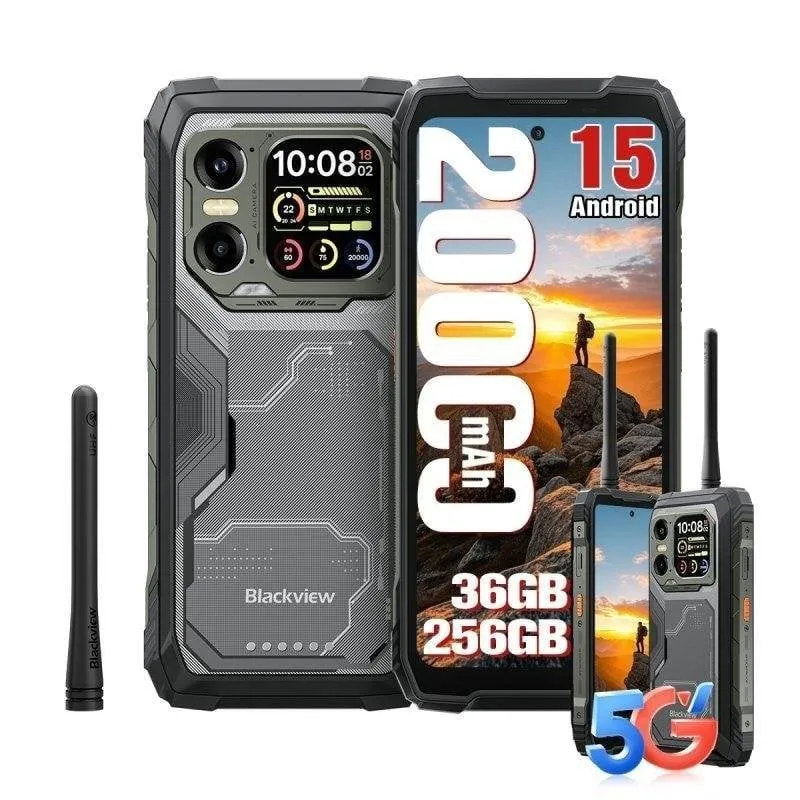 Blackview Xplore 1 5G 12GB 256GB 6,78" Dual SIM Nero, Walkie Talkie - immagine 1