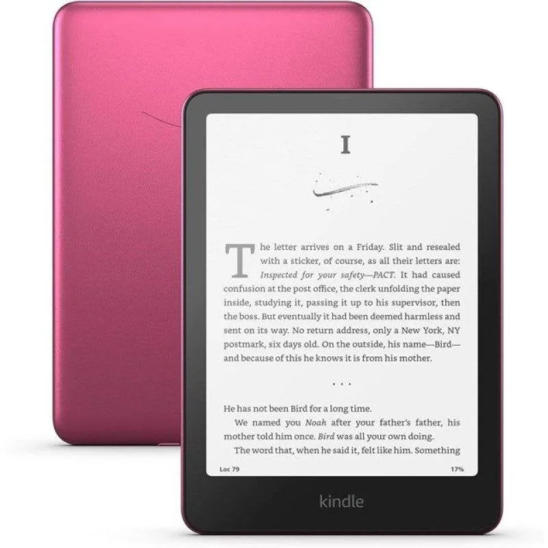 Lettore Ebook Kindle 7" Frambuesa 32GB Wi-Fi IPX8 Caricamento Wireless - immagine 1