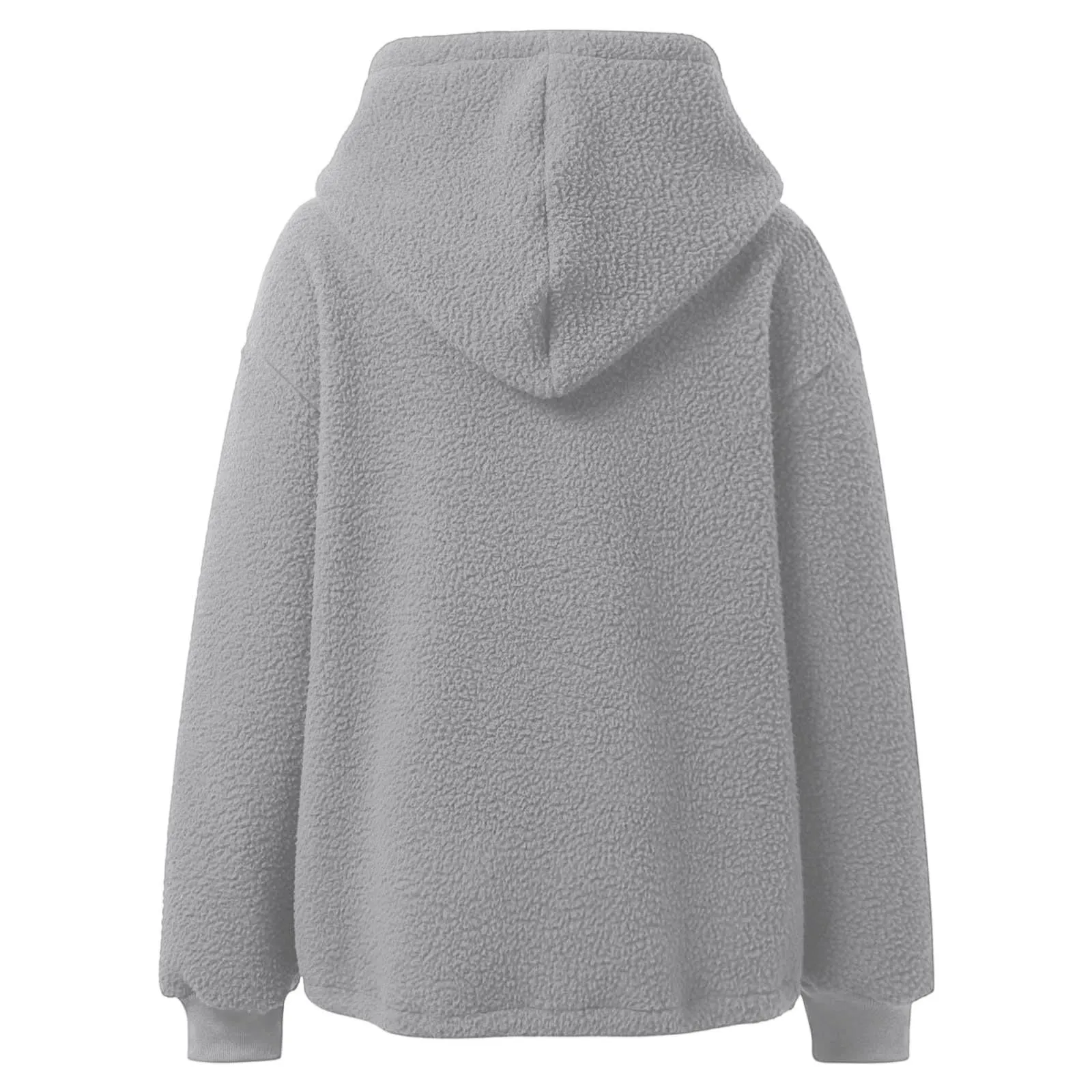 Felpa Porta Gatto da Donna in Pile con Cappuccio - Grande Tasca a Marsupio Porta-Animali per Cagnolini, Gattini e Gatti, Morbida e Confortevole, Hoodie per Gli Amanti Degli Animali - immagine 5