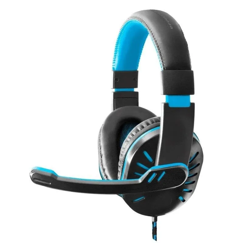 Auricolari Esperanza Egh330b cablati doppio jack 3,5 mm Gaming con microfono neri - immagine 1