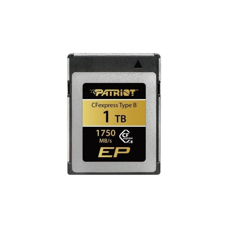 Disco Duro Patriot Ep Cfexpress 1TB CFexpress Tipo B 1750MB/s PCIe Gen3 Protezione Scrittura - immagine 1