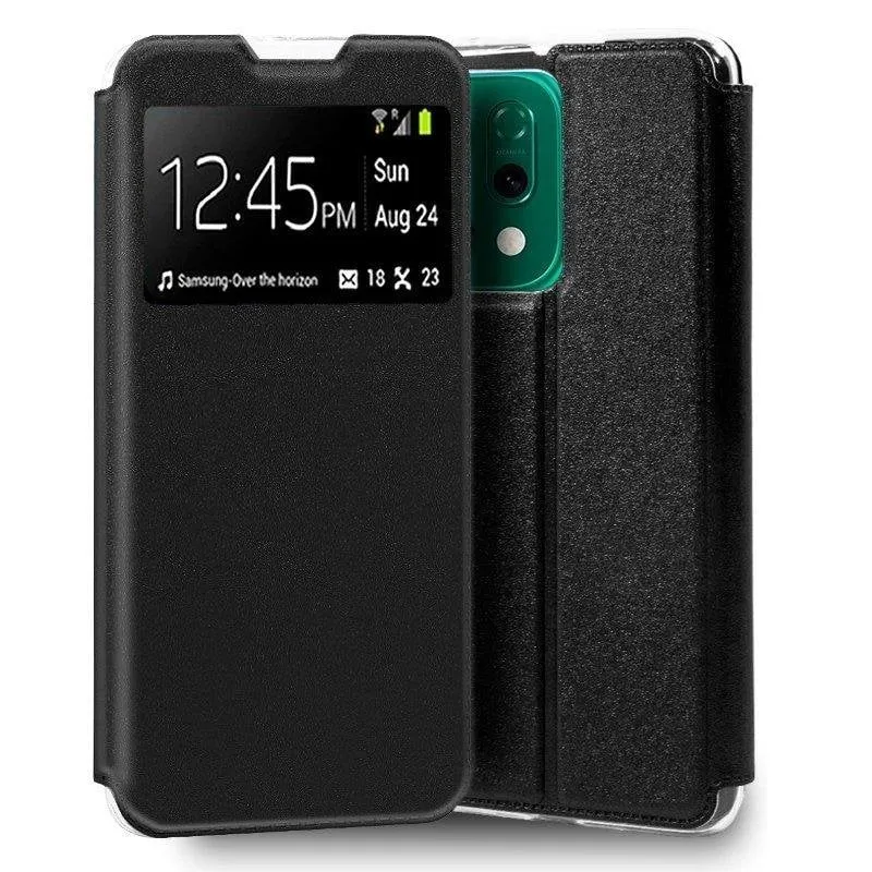 Funda per cellulare Cool Flip Cover Libro Polipelle Nera per OPPO Reno 14 5G 14 F 5G 14 FS 5G - immagine 1