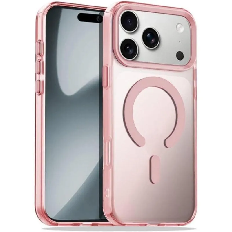 Funda per cellulare Cool MagSafe Magnetica Rosa Antiurto Anti-Polvere per iPhone 17 Pro - immagine 1