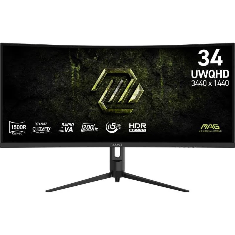 Monitor MSI MAG 342CQRF E20 34" UltraWide Quad HD 200Hz VA Curvo 0,5 ms - immagine 1
