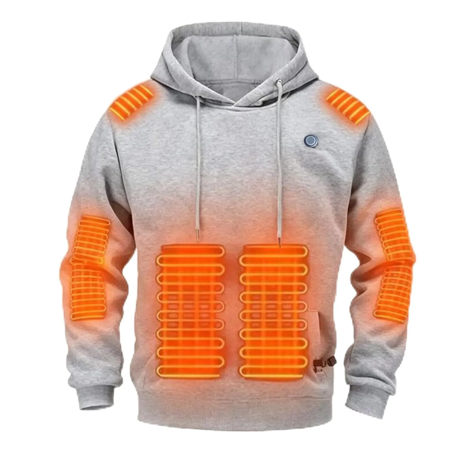 Generico Felpa Riscaldata Unisex, USB Giacca Termica Invernale in Pile, Indumento Riscaldabile per Lavoro E attività Outdoor a Bassa Temperatura - immagine 1
