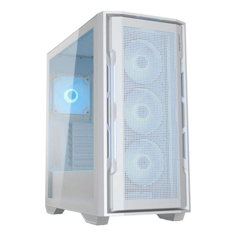 Case Cougar Uniface RGB Bianco Midi Tower ATX EATX USB-C Ventilazione - immagine 1